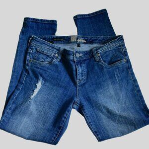 Kut from the Kloth Womens Jeans Celine Slouchy Boyfriend Denim Distressed Size 6